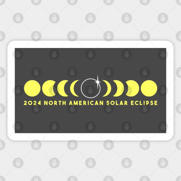 2024 North American Solar Eclipse Magnet by SeeScotty